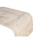 Table basse Farmhouse Vintage avec un design Art déco incurvé et un assemblage facile