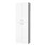 Élégant garde-manger blanc à 4 portes avec 5 tablettes pour la cuisine moderne-688102026