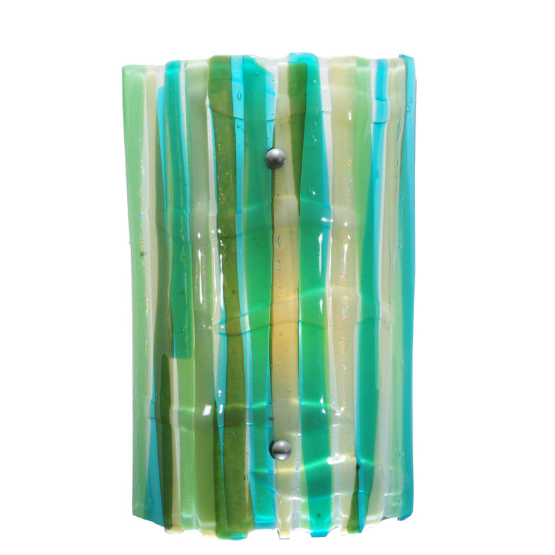 Applique murale en verre fondu 1 lampe la spiaggia