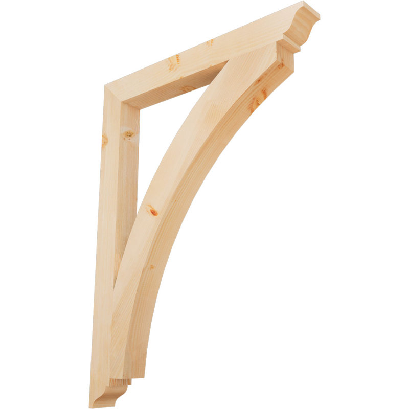 Thorton Traditional Bracket, 48"H x 3.5"W x 36"D, Douglas Fir (Smooth)