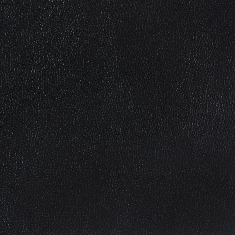 Fauteuil inclinable standard en cuir véritable à dégagement zéro de 40 po Carbonville, Cuir véritable noir