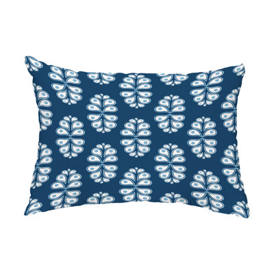Wacky Paisley Outdoor Rectangular Lumbar Pillow