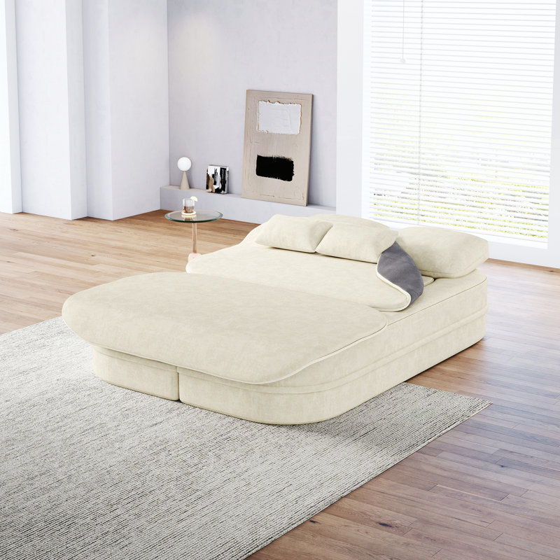 Canapé de plancher, Beige