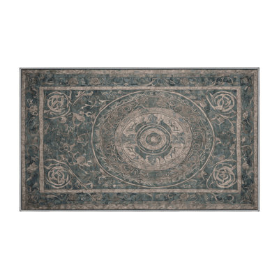 Tapis brun lavable à la machine