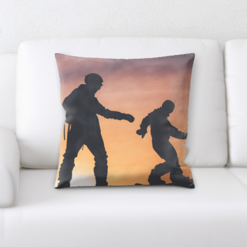 Microsuede Throw Pillow