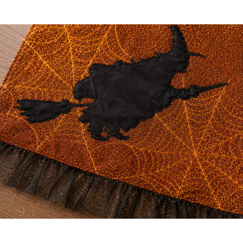 Sanderlin Halloween Table Runner, 36" L x 13" W, Candy Corn