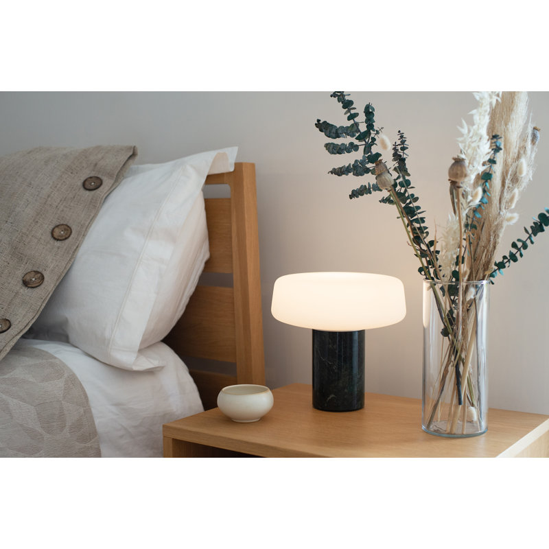 Solid LED Table Lamp, Nero Marquina