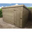 Brandine 10 ft. W x 7 ft. D Solid Wood Garden Shed
