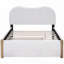 Lit plateforme tapissier avec pieds de support en bois et lit gigogne simple-927803302-927803303