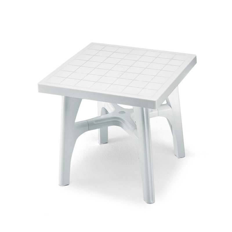 Wallick Square Outdoor Dining Table With Umbrella Hole , 58cm cm W 58cm cm D