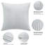 Aspire Homeware Embossed Square Velvet Cushion Cover-122221067-122903584