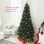  Arbre de Noël artificiel à ouverture automatique avec embouts de branches et base en acier-1958782746