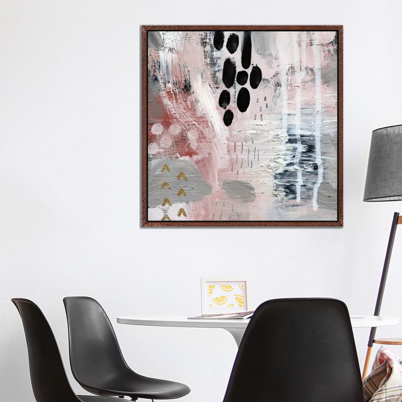 Earth by Sara Franklin - Painting on Canvas, 93.98 cm H x 93.98 cm W, Classic Wood Floater Framed