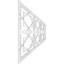 24.25'' H x 94.5'' W x 0.38'' D Expanded Cellular PVC Wainscot Panelling