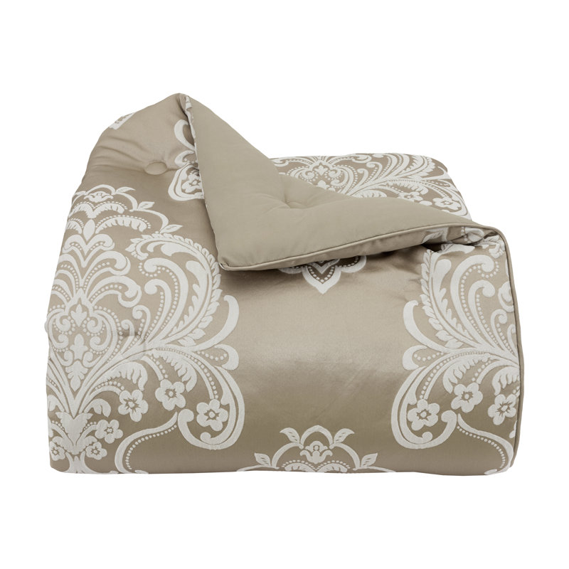 Potenza 3Pc. Ensemble d'édredon, Édredon pour très grand lit + 2 très grandes ta, Sable