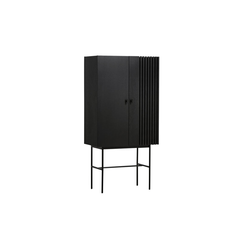 Array Highboard (80 Cm), Black