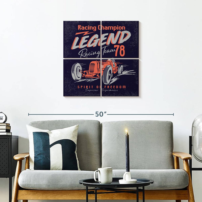 Affiche Sirci Racing Legend, H 26 po x l 26 po