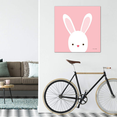 «Cuddly Bunny» par Ann Kelle - impression d'art graphique