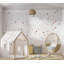 Murale abstraite pelez et collez - Terrazzo classique sur fond blanc-1133723079