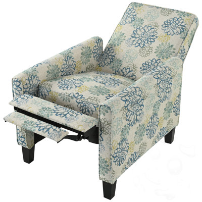 Fauteuil inclinable rembourré réglable avec repose-pieds extensible
