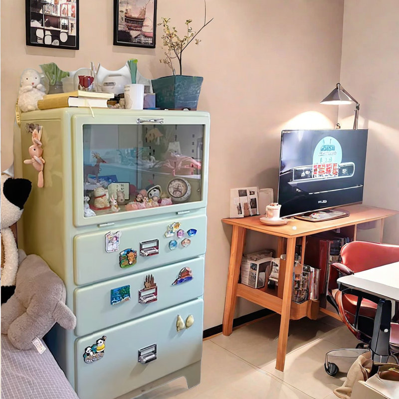 Runnie Metal Accent Cabinet