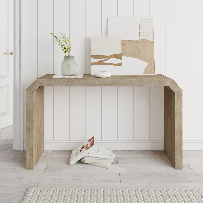 Wood 52'' Console Table, Natural