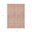 Tapis lavable intérieur / extérieur 3 pi x 5 pi Coral Damask