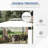 Patio Gazebo, Double Roof Outdoor Gazebo Canopy Shelter With Screen Decorate Corner Frame, For Garden, Lawn, Backyard And Deck-112467588