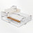 55.02 " W Patio Daybed with Cushions-95943465