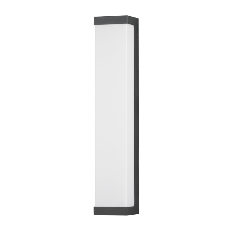 Tunnel-Outdoor Wall Mount, 26" H x 5" W x 4" D, Black