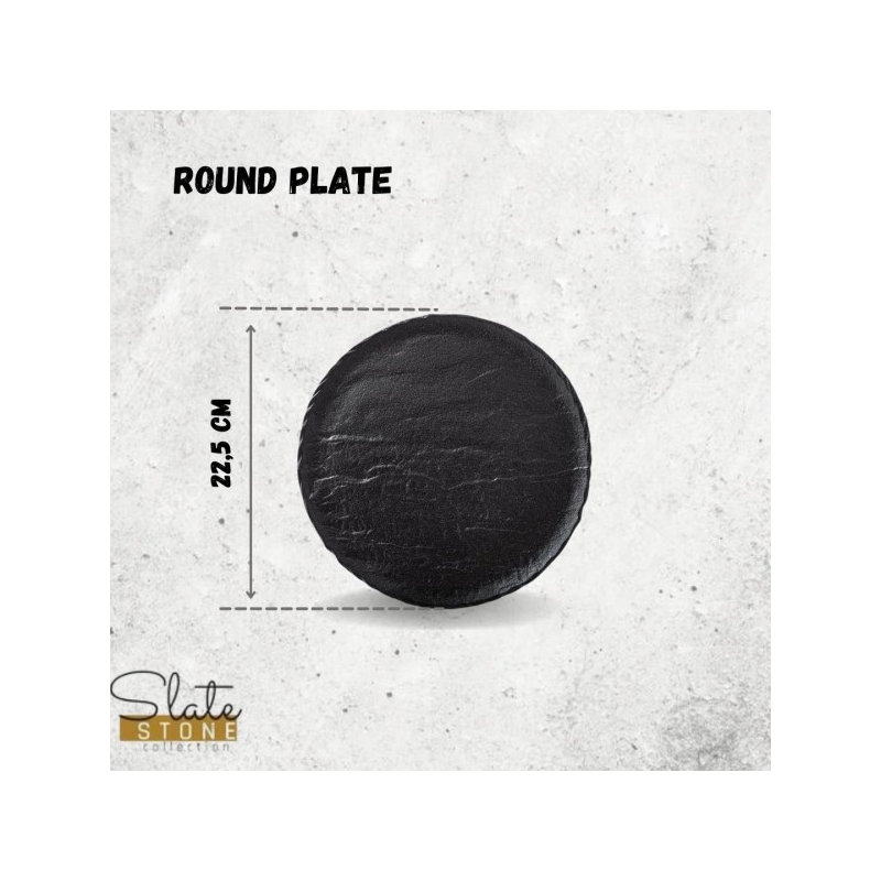 Wilmax Slatestone 23cm Round 23cm Plate
