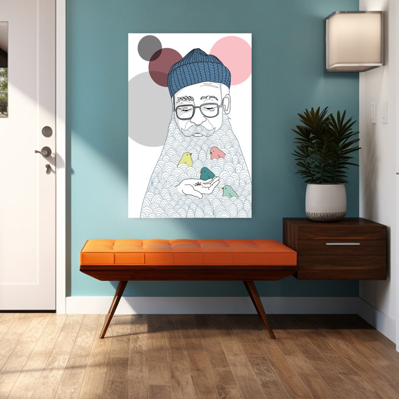 Art contemporain Art contemporain, H 48 po x l 32 po