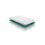Matelas simple de 6 po en mousse gélifiée, ferme, blanc, respirant, qui améliore la récupération physique, mousse de 6 po en gel et tissu, améliore la qualité du repos