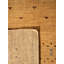 Tapis écologiques en laine nouée à la main de style tissé à la main Manns - Carré, couleur dorée, design moderne contemporain, tapis épais antidérapants faits à la main pour salon, chambre à coucher-121869893-122529011