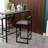 2-Piece Bar Stools (Gray)