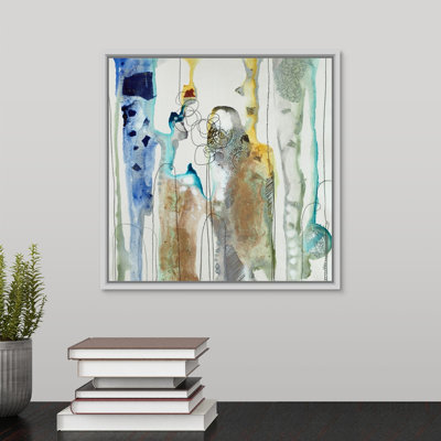« botanique contour xiii », peinture sur toile