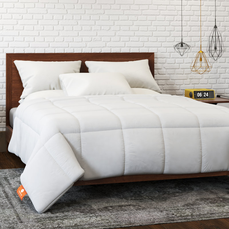 The Original Heavenly Down Alternative Hypoallergenic Microfiber Down Comforter Duvet Insert, Queen, White