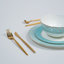 Ensemble d'assiettes bleues Ozarke's Tiffany