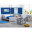 Organisateur de jouets en plastique Delta Kids 9 bacs, gris / blanc