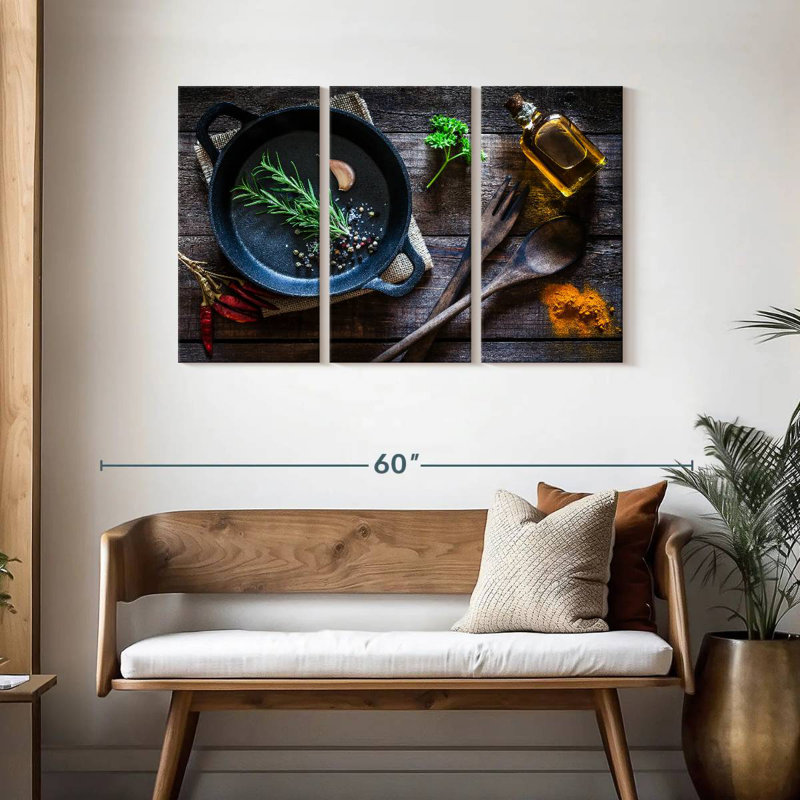 Yarlin Cooking With Spices, 28" H x 45" W