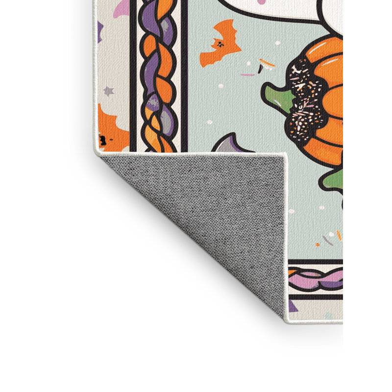 Tapis de Noël lavable The Holiday Aisle®, Tapis de couloir 2 pi x 4 pi