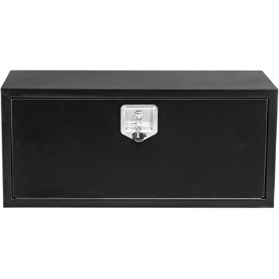 Steel Underbody Truck Box with t-Handle Latch, Truck Toolbox with Durable Lock, Tool Chest for Storage