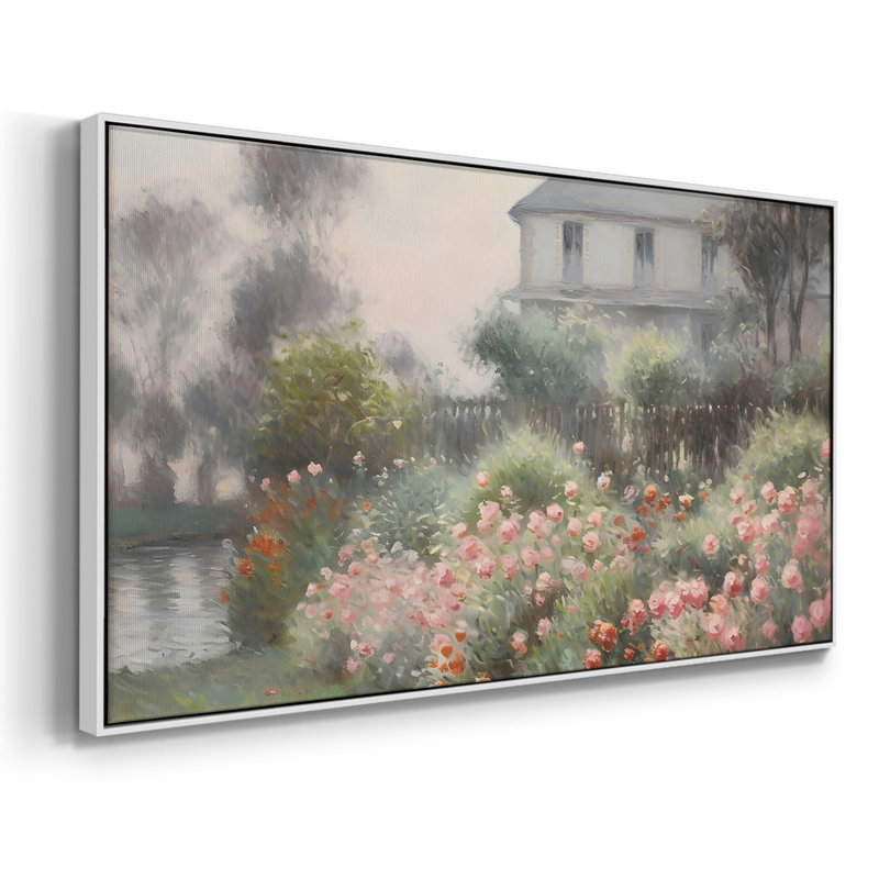 Série paysage -MXI- Toile tendue avec châssis encadré - Prêt à être accroché, H 17 po x l 33 po, Blanc