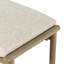 Morene Teak Backless Outdoor Bar Stool with Cushion-697198813