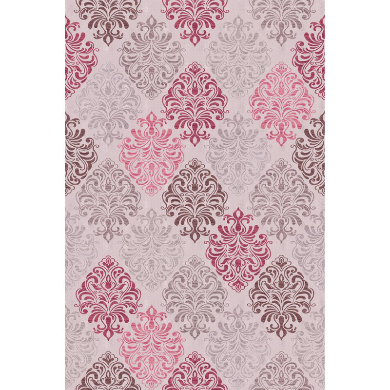 Stylish Woven Carpet (4 x 6 Feet), 100% Polyester, 0.3 in Pile Height | Antibacterial, Non-Slip PVC Dot Underside | Machine Washable, 3D Digital Printed Design | Perfect for Living Room, Bedroom & Office Decor