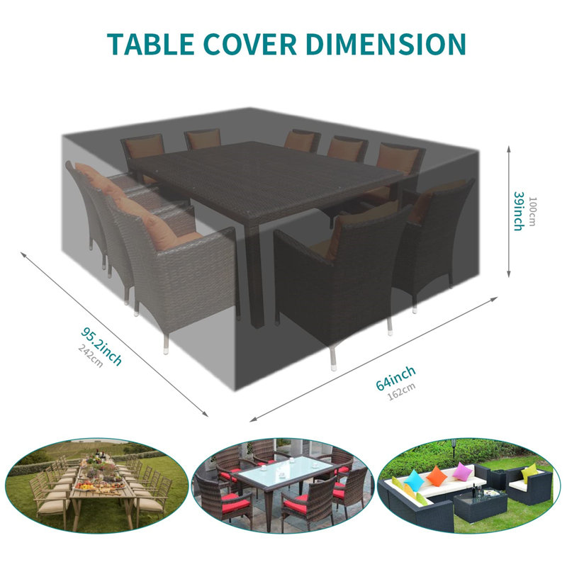 Outdoor Patio Dining Set Cover