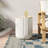 Ilene Round Concrete Outdoor Side Table-421082981