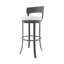 Tabouret pivotant Albie Stockholm en vinyle thermolaqué à la main-1219553877-1285626546-1285627120