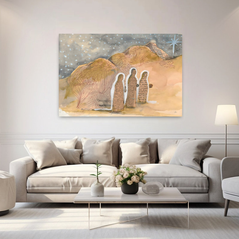 The Guiding Star 1 Piece Wrapped Canvas Wall Art, 101.6cm H x 152.4cm W