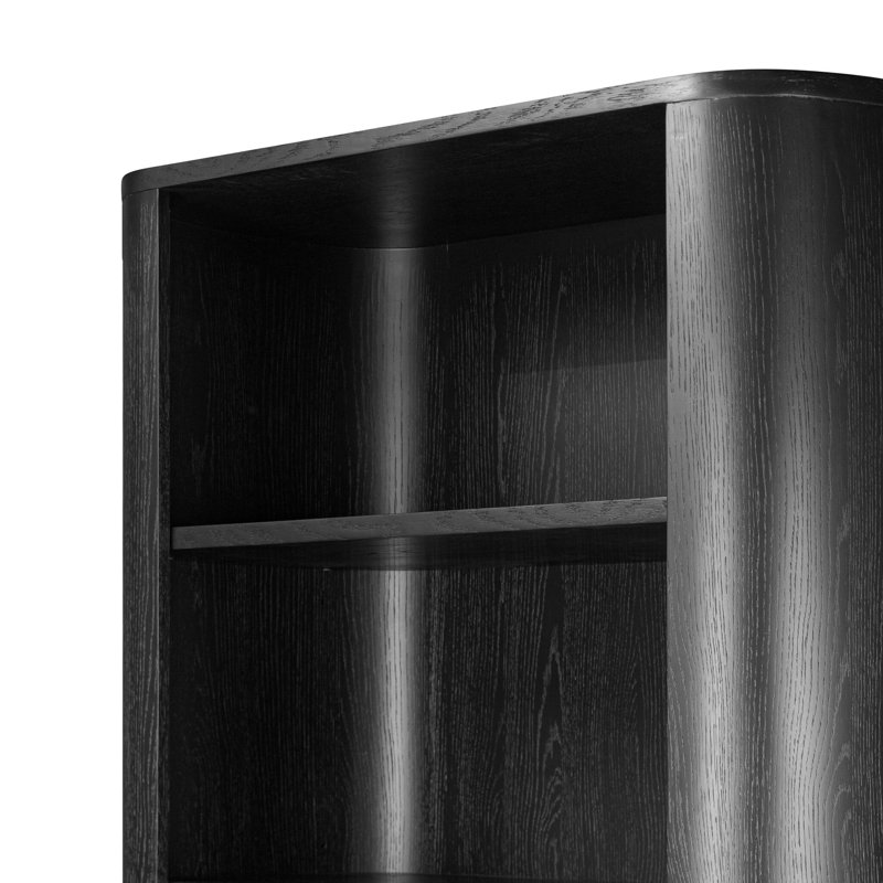 Pilar Bookcase, Charcoal Oak